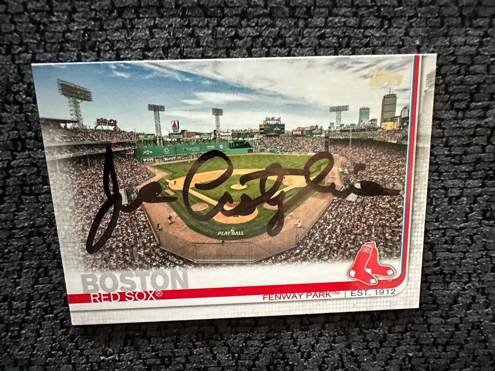 Joe Castiglione Signed Baseball Trading Card Announcer Boston Red Sox 2024 Frick