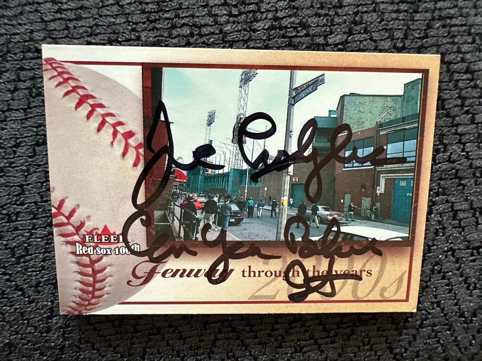 Joe Castiglione Signed Baseball Trading Card Announcer Boston Red Sox 2024 Frick