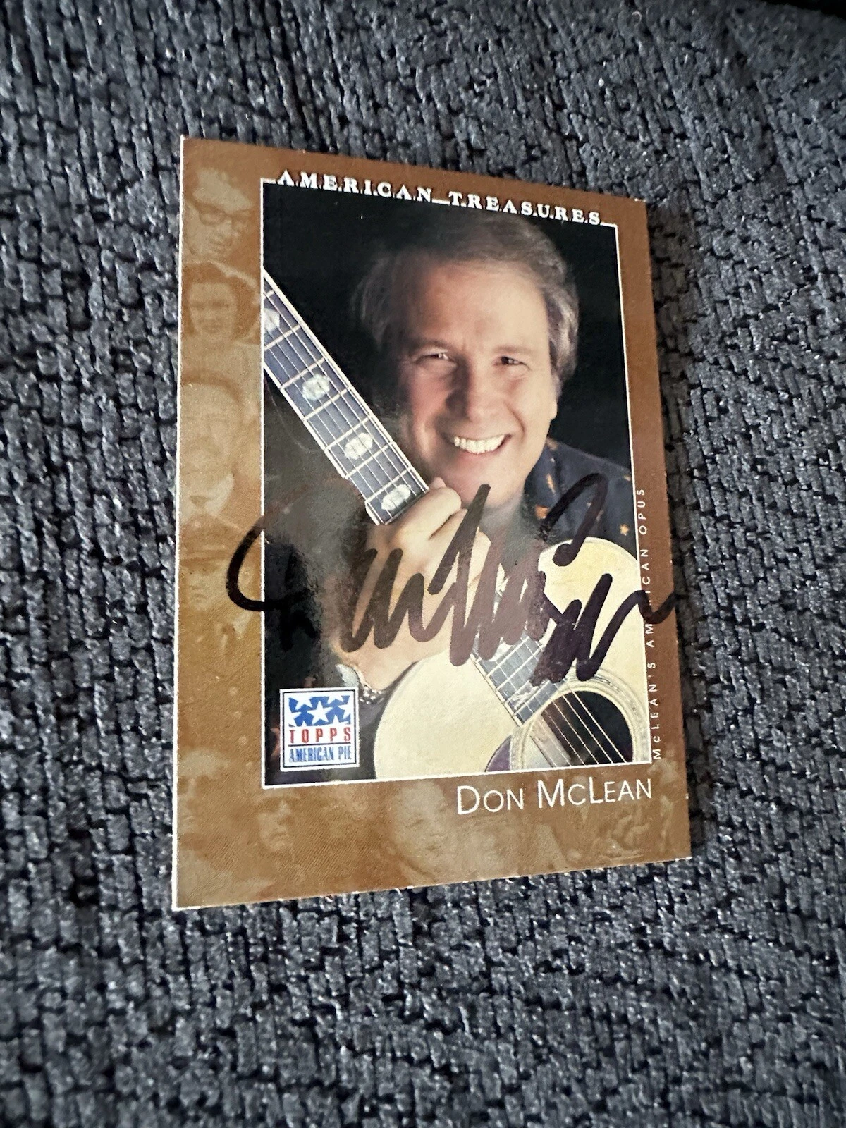 Don McLean Signed Trading Card Autographed American Pie Singer