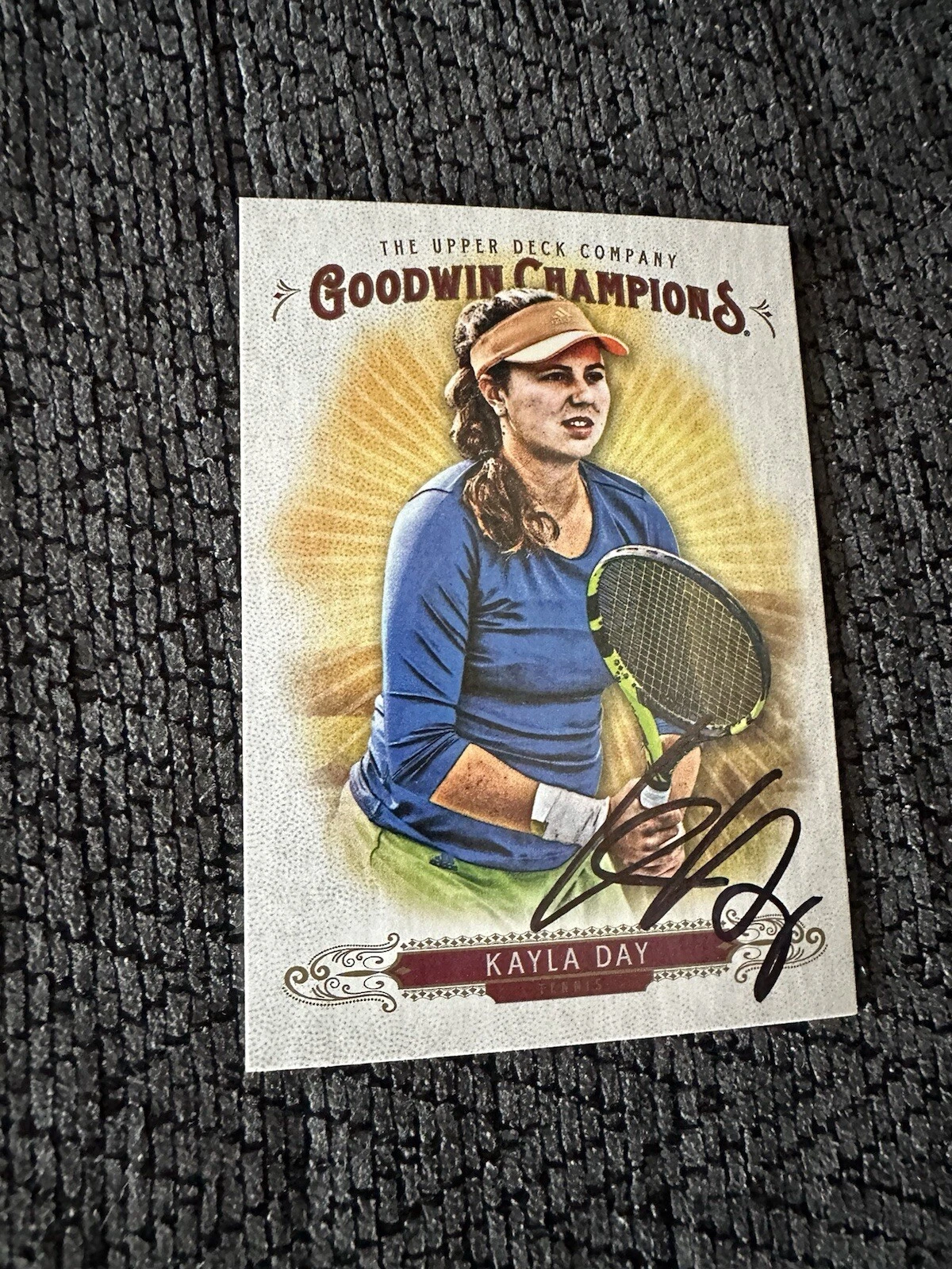 Kayla Day Signed Trading Card Autographed Tennis Goodwin Champions