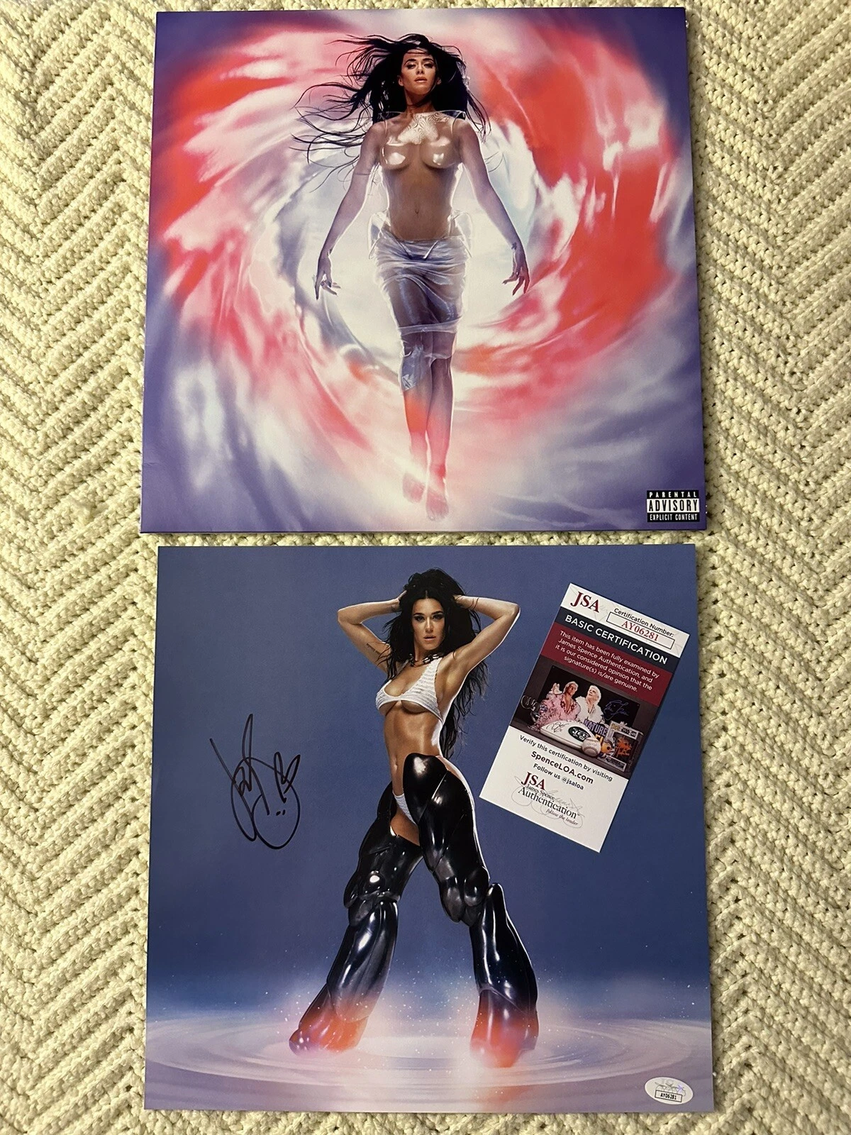 Katy Perry SIGNED 143 Vinyl Record ALBUM Insert JSA Authenticated COA 2024