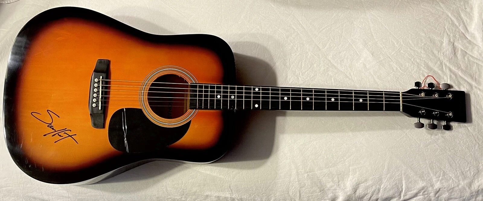 Sam Hunt Signed Autographed Body Like A Backroad Full Size Guitar PSA/DNA