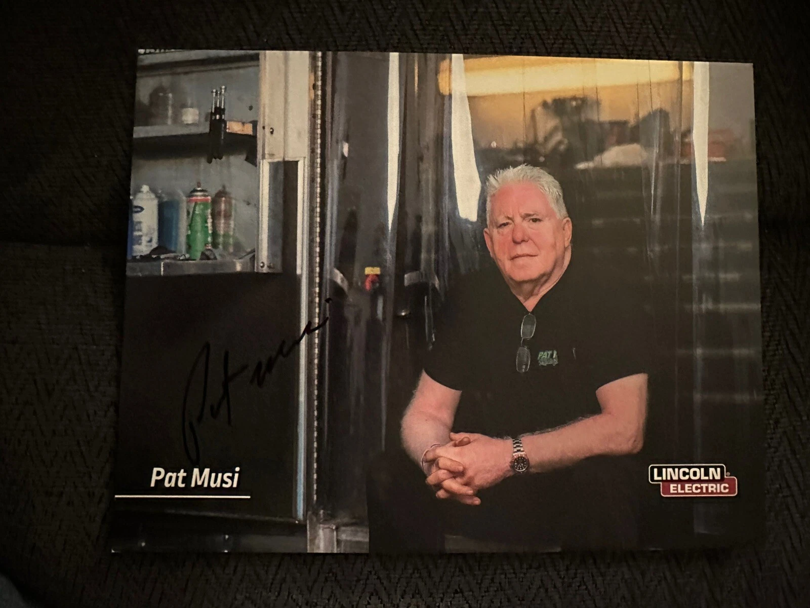 Street Outlaws Pat Musi Signed Quick Performance Promo Card 2021 PRI Show