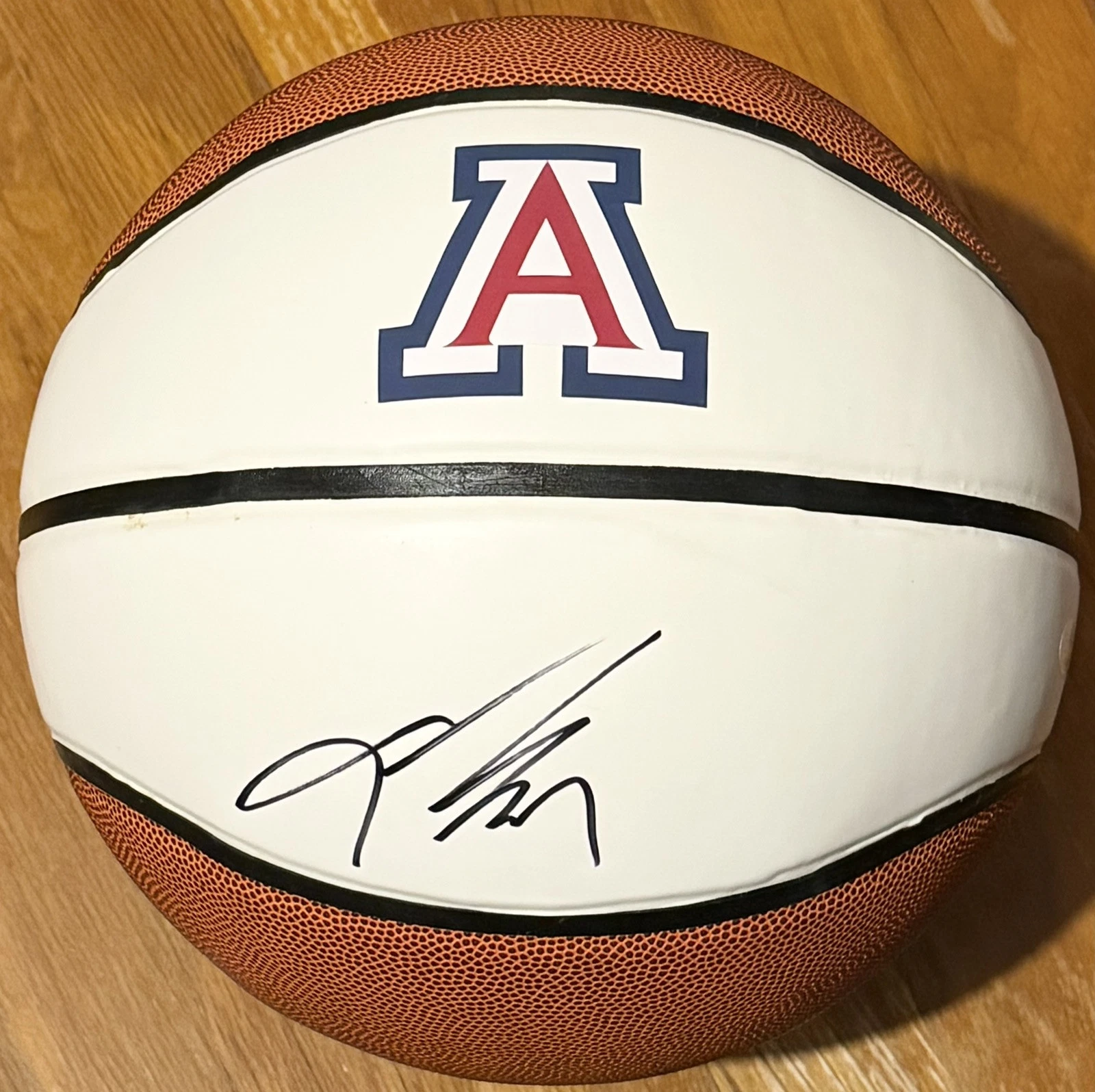 Jason Terry Signed Autographed Arizona Wildcats Logo Basketball JSA
