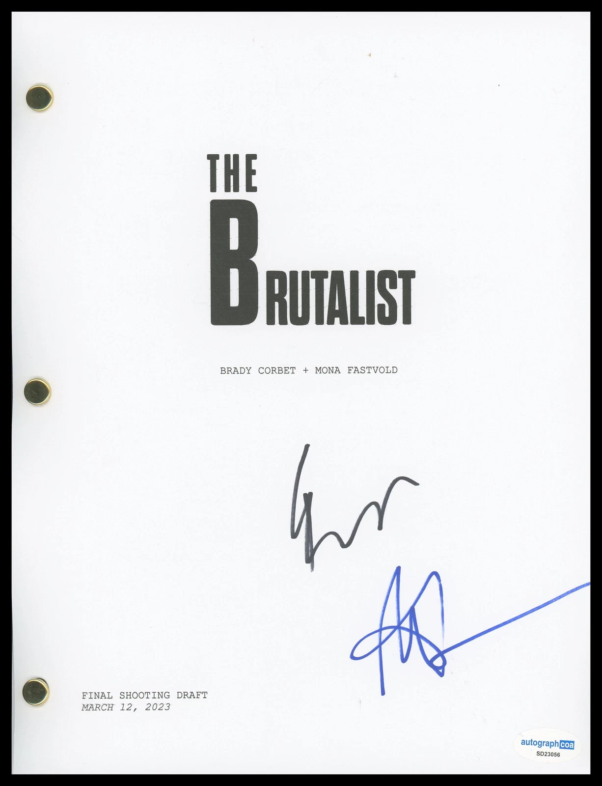 Brady Corbet & Mona Fastvold 