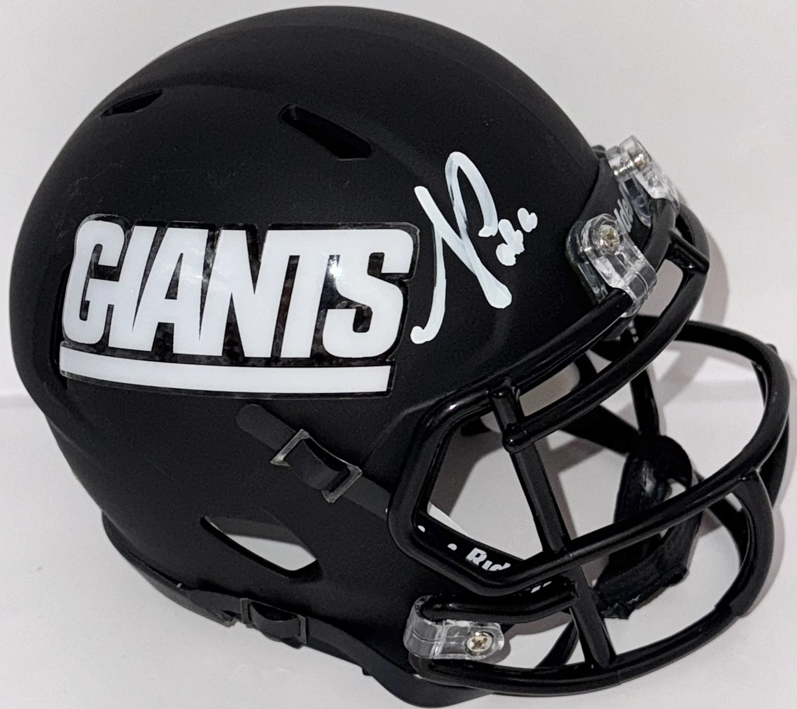 Antonio Pierce Signed Autographed New York Giants Black Mini Helmet PSA/DNA COA