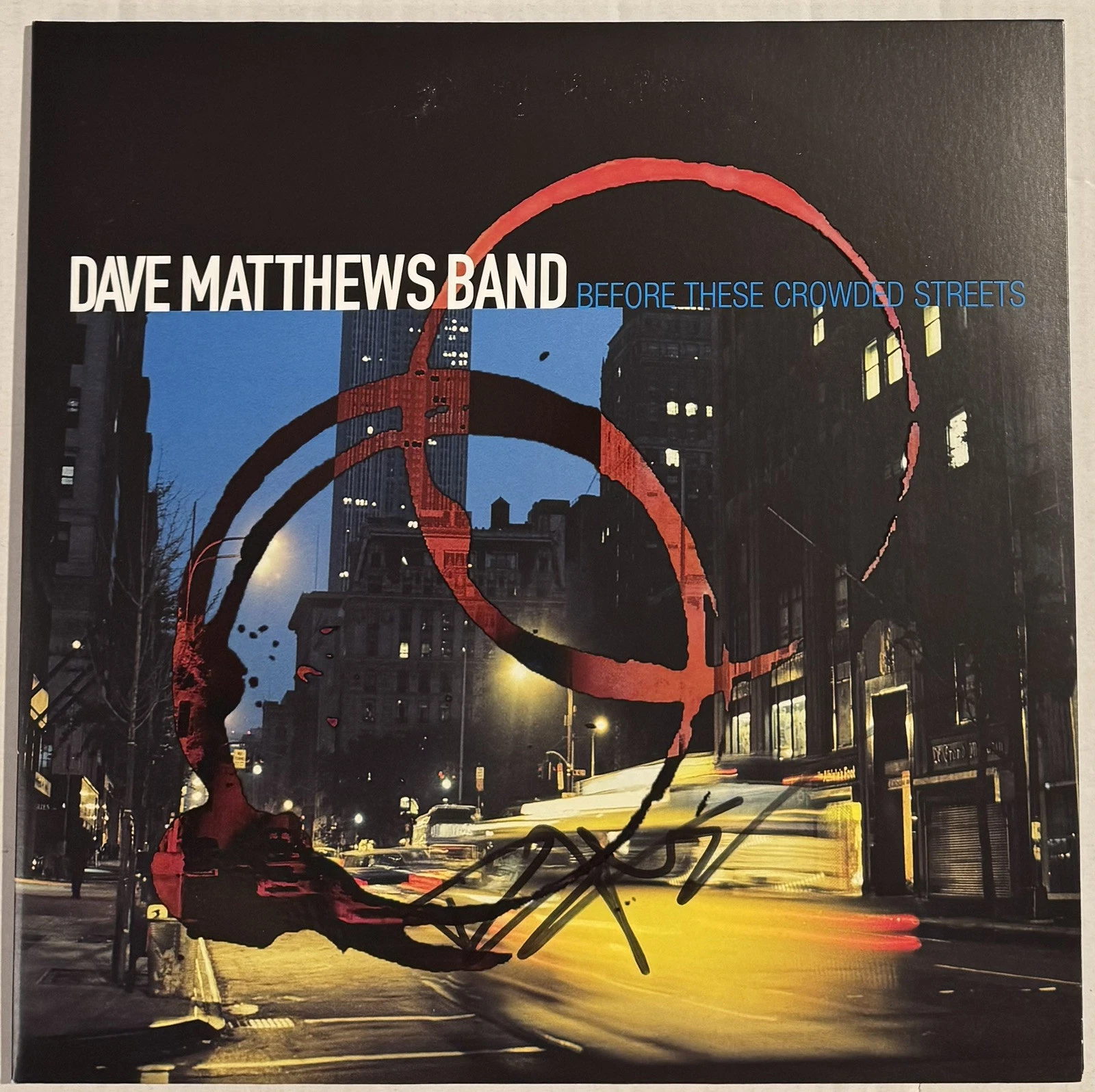 Dave Matthews Signed Autographed DMB Before These Crowded Streets Vinyl Beckett