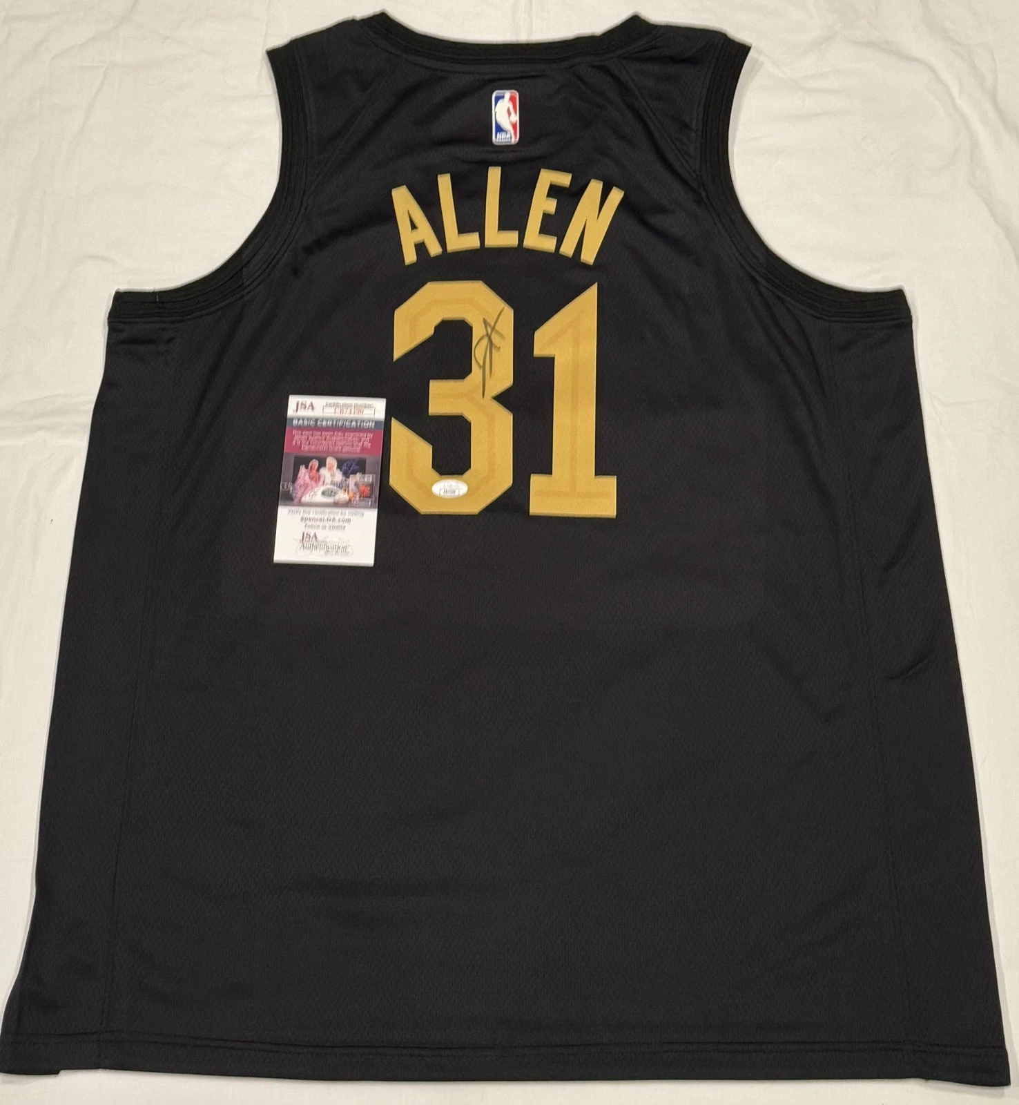 Jarrett Allen Signed Autographed Cleveland Cavaliers Jersey JSA COA