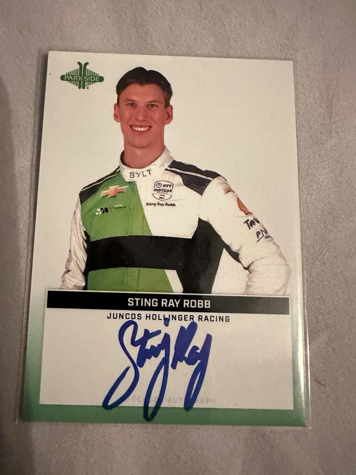 Sting Ray Robb Signed Trading Parkside 100 Days To Indy 500 Exclusive 2/14/25