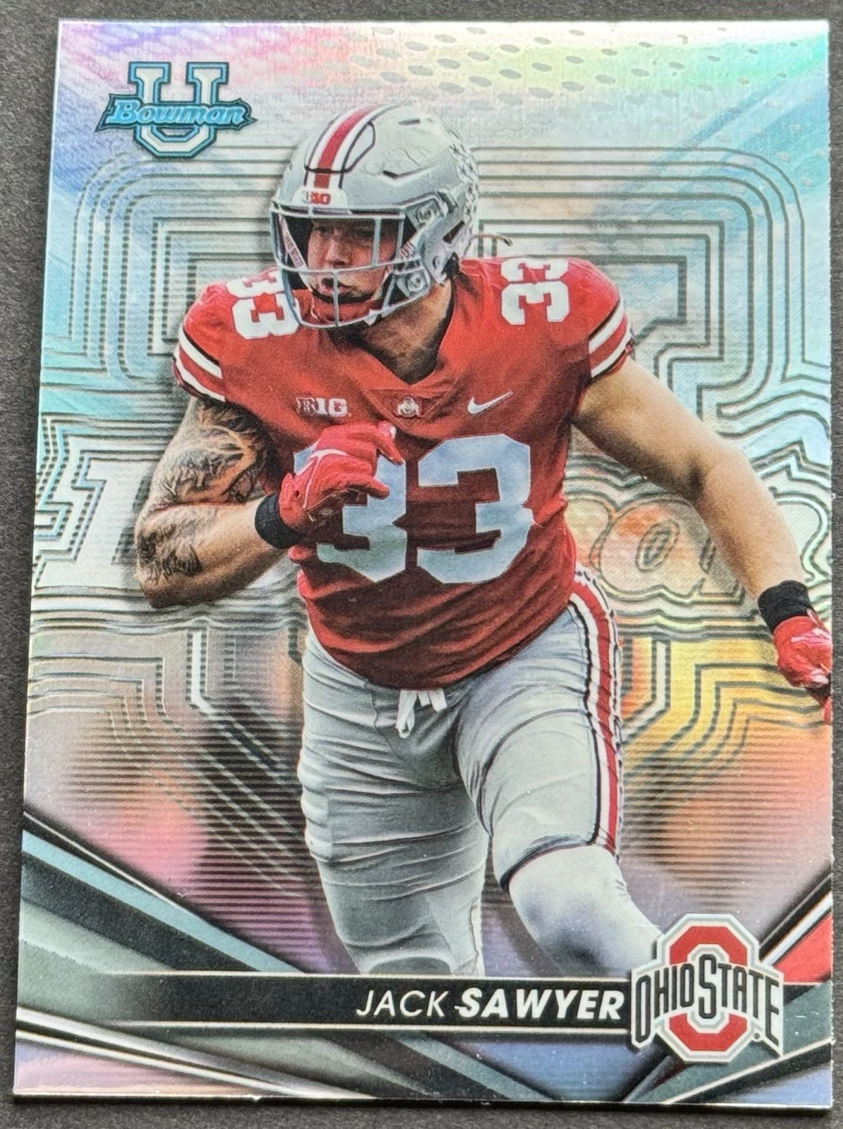 2022 Bowman's Best U Refractor Jack Sawyer #33