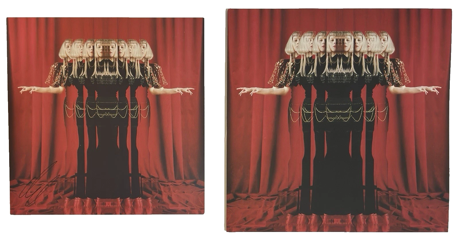 AURORA The Gods We Can Touch Vinyl 2LP + Signed Autograph Print Aksnes Beckett