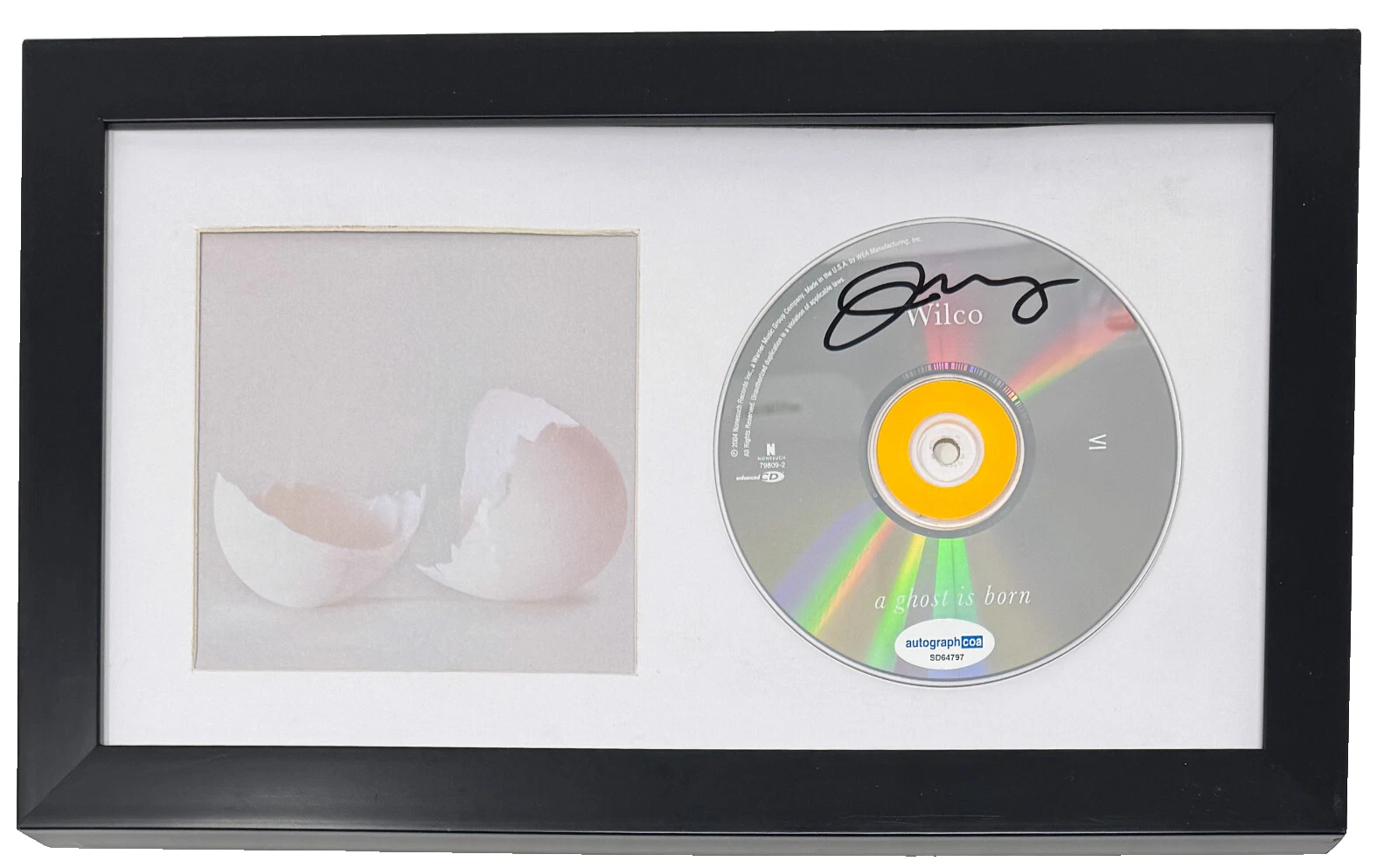 Jeff Tweedy Signed Autograph Wilco A Ghost Is Born CD Framed Band Singer ACOA