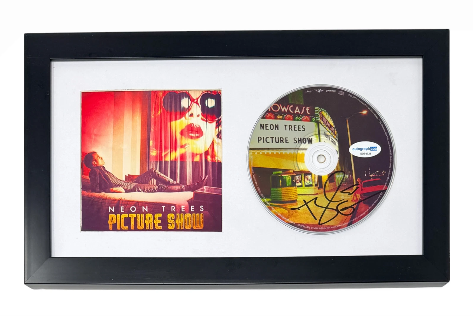 Neon Trees Tyler Glenn Signed Autograph 'Picture Show' CD Framed Display ACOA