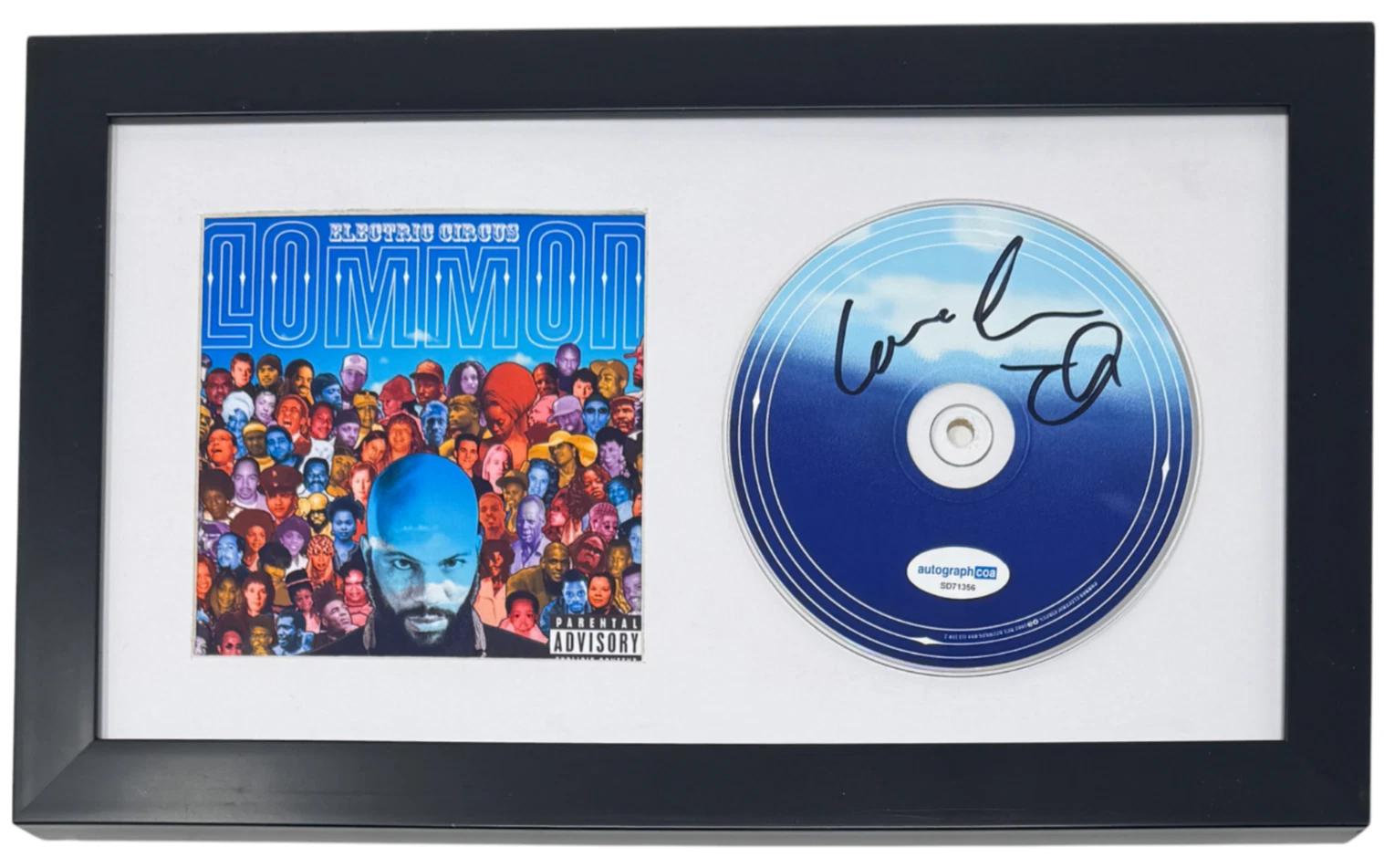 Common Electric Circus Signed Autograph CD Framed Display Rapper Hip Hop ACOA