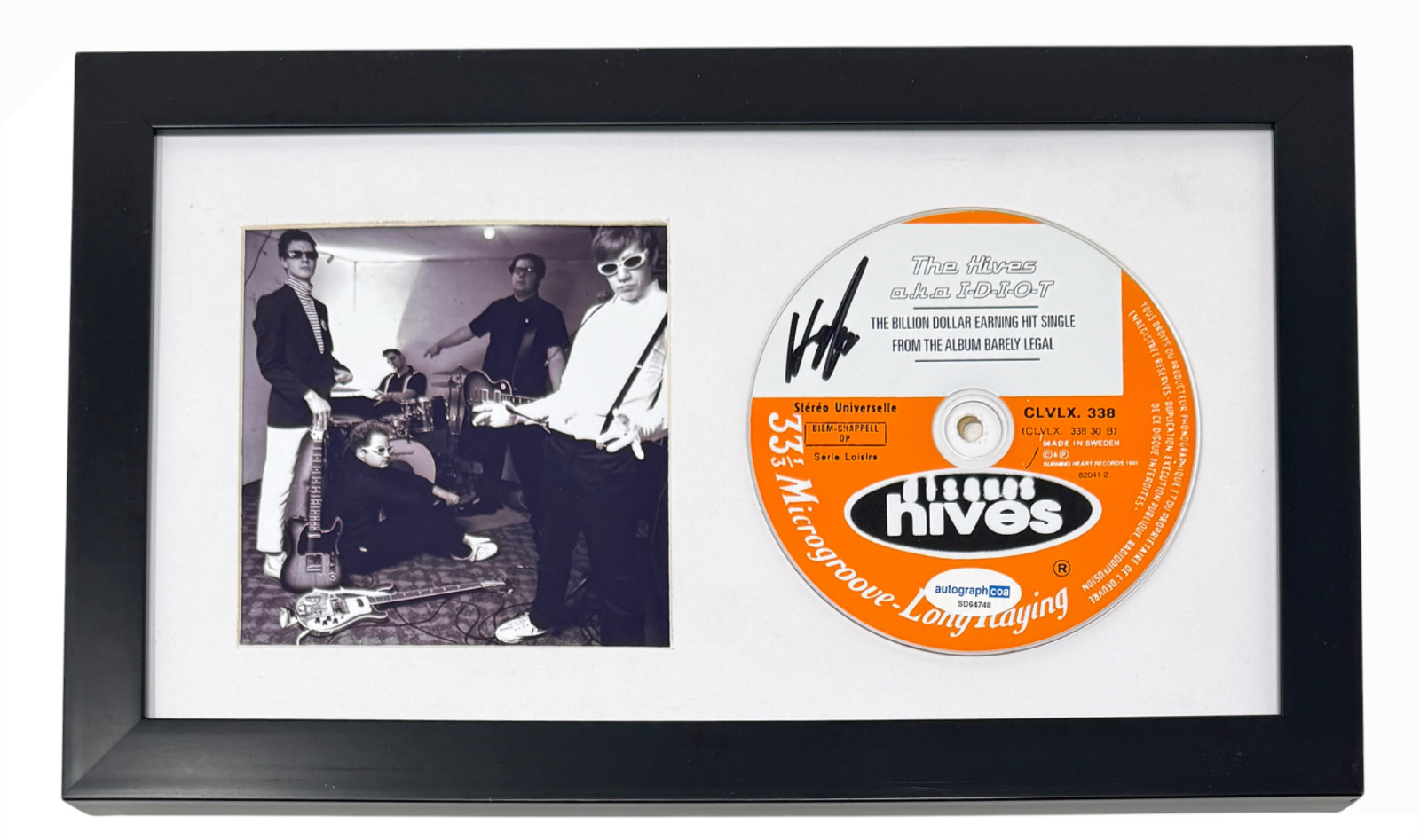THE HIVES Pelle Almqvist Signed Autograph 