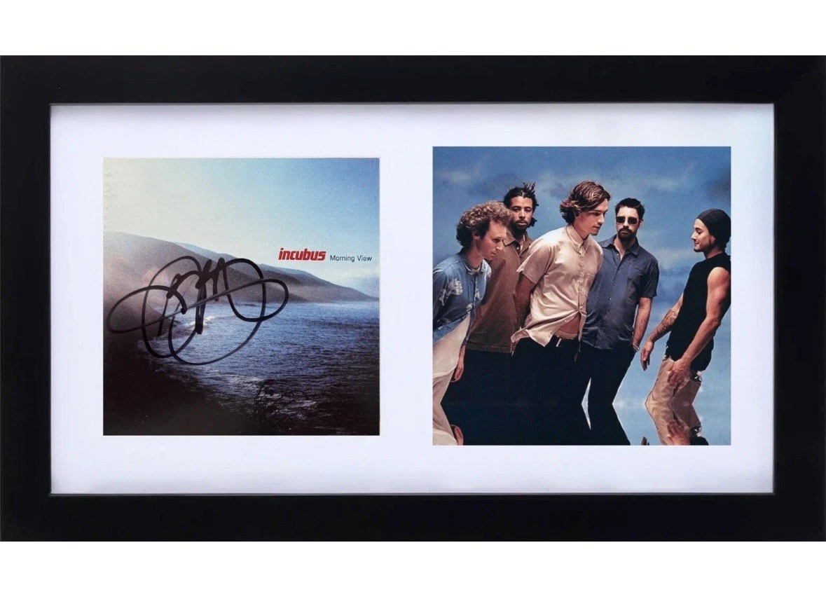 Brandon Boyd Incubus Morning View Signed Autograph CD Cover Framed Beckett COA