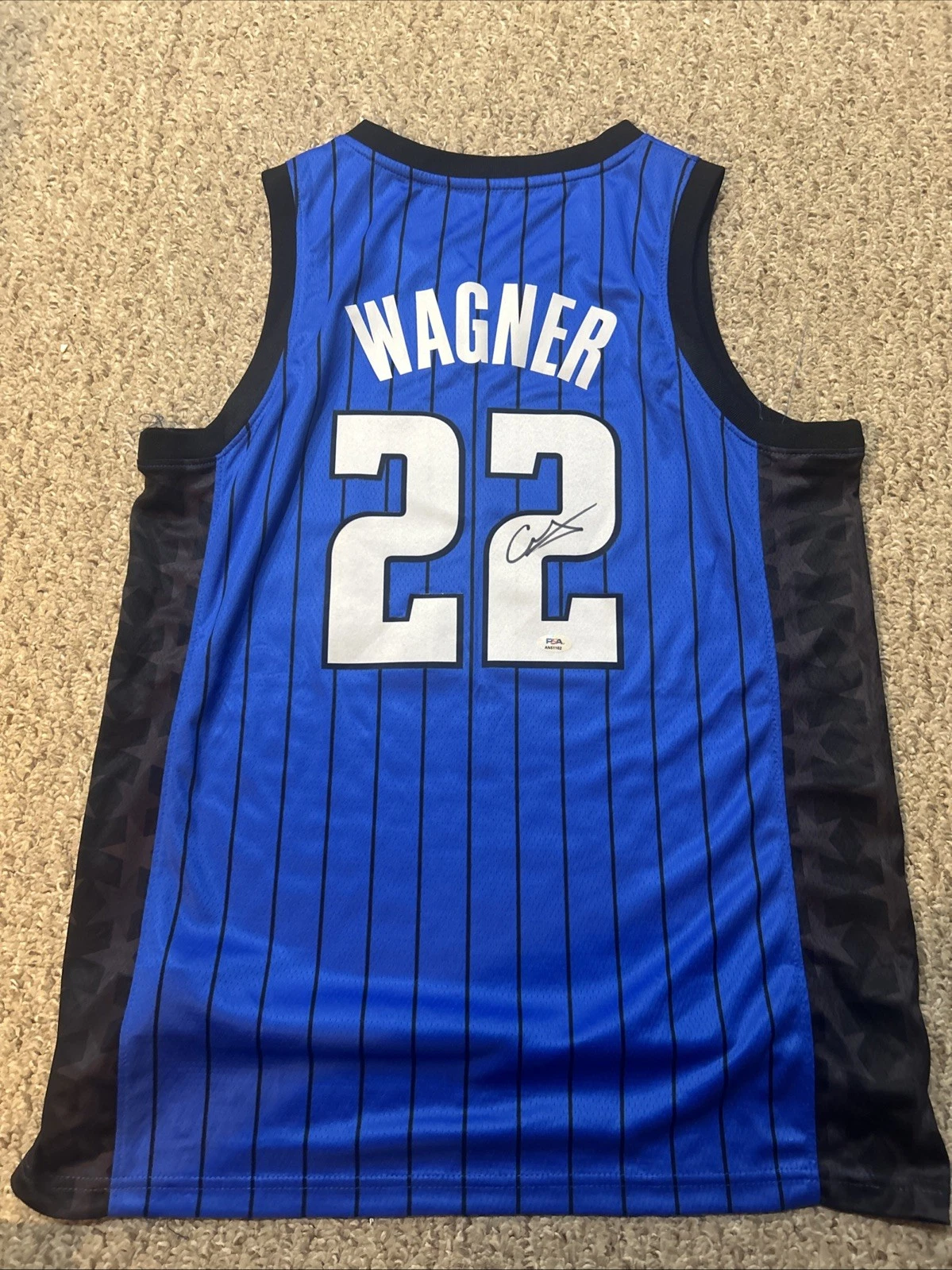 ORLANDO MAGIC- FRANZ WAGNER SIGNED AUTOGRAPH JERSEY PSA COA NBA STAR