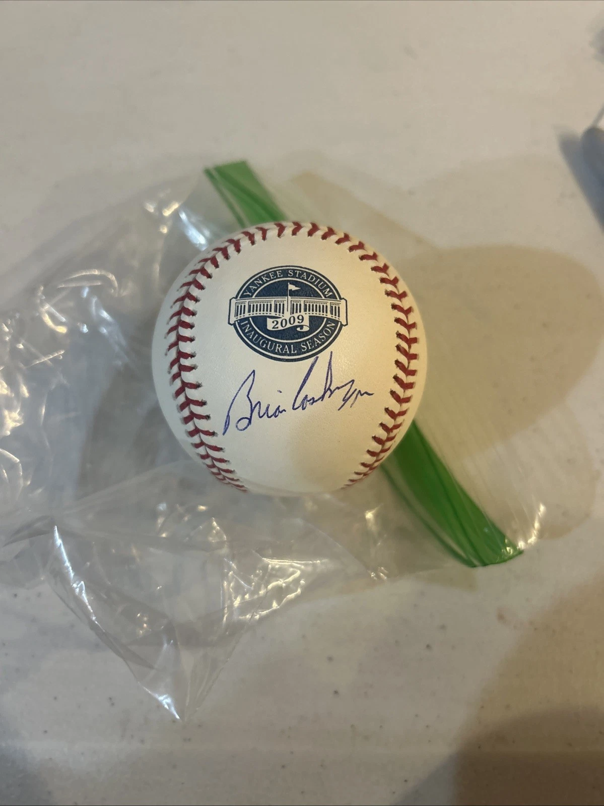 BRIAN CASHMAN SIGNED AUTOGRAPH YANKEE STADIUM 2009 BASEBALL PSA COA ROMLB BALL