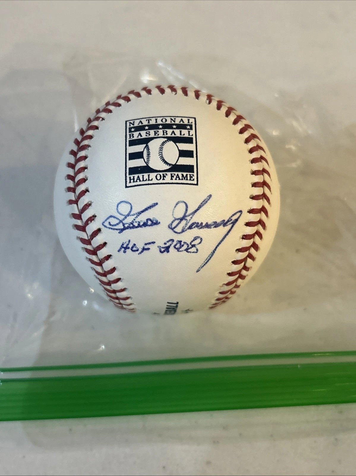 GOOSE GOSSAGE SIGNED AUTOGRAPH HALL OF FAME LOGO BASEBALL JSA COA ROMLB YANKEES