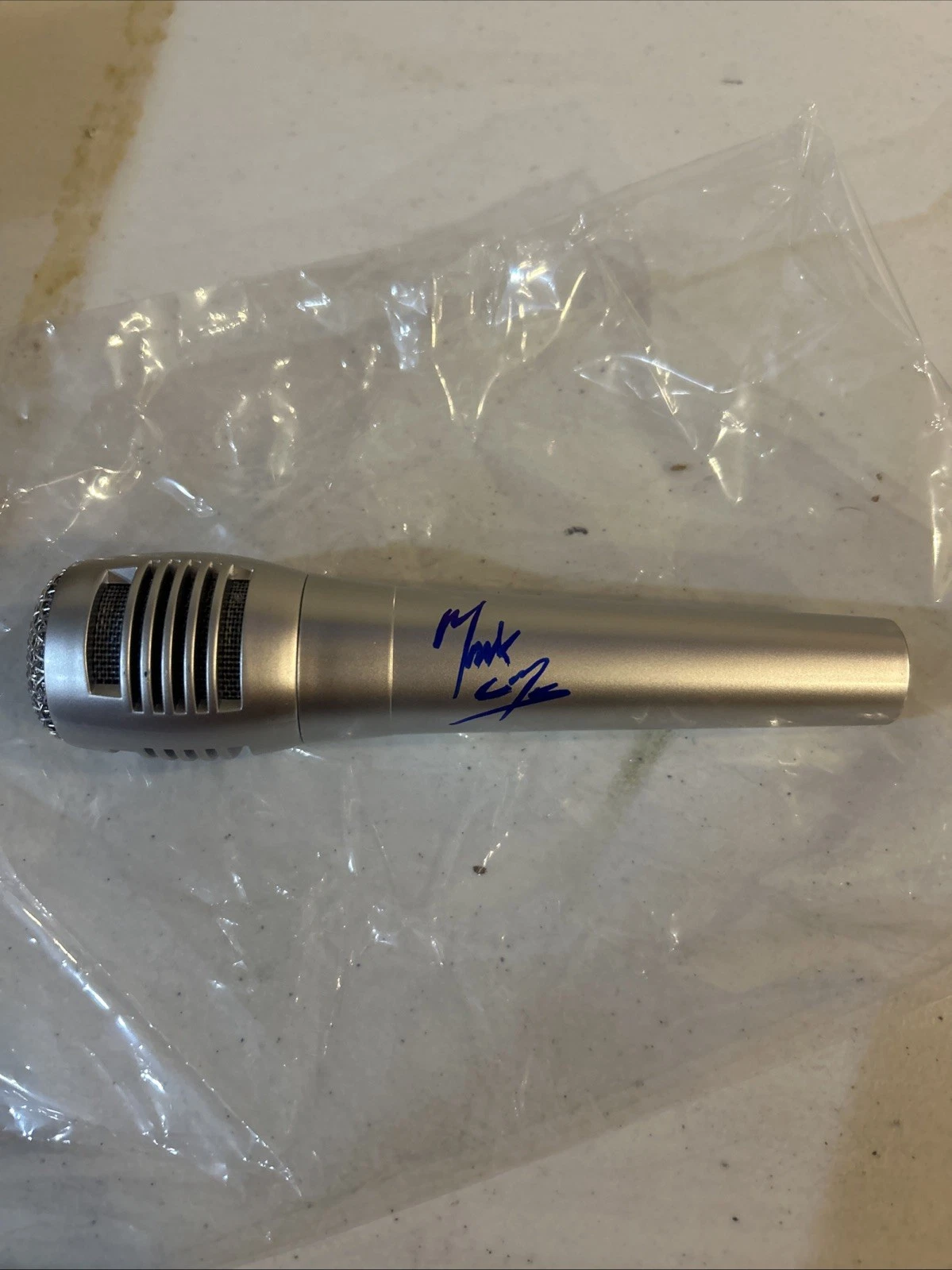 MARK CALDERON SIGNED AUTOGRAPH MICROPHONE ACOA COLOR ME BADD