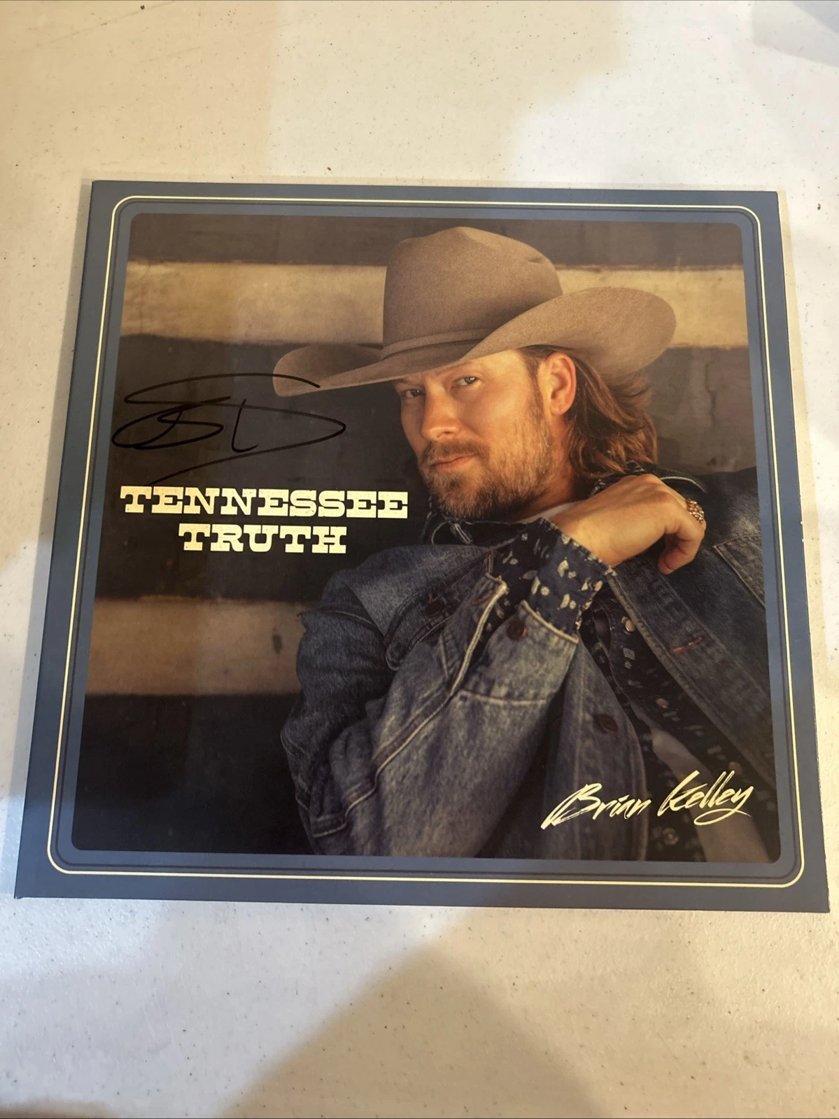 BRIAN KELLEY TENNESSEE TRUTH SIGNED AUTOGRAPH VINYL ALBUM ACOA LP RECORD FGL