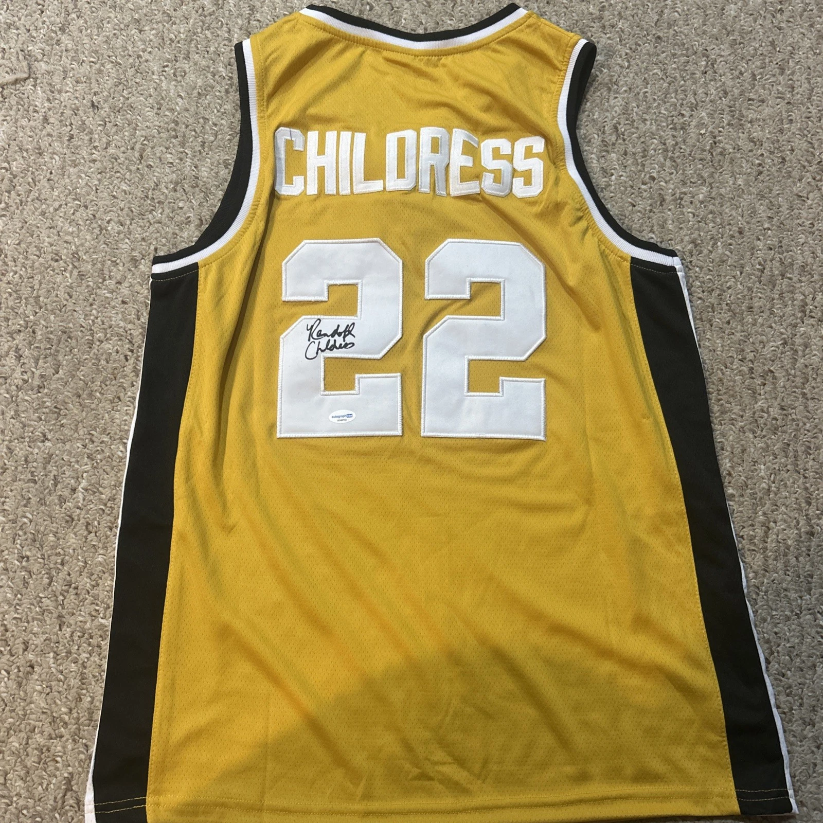 WAKE FOREST DEMON DEACONS- RANDOLPH CHILDRESS SIGNED AUTOGRAPH JERSEY ACOA COLLECTIBLE MEMORABILIA