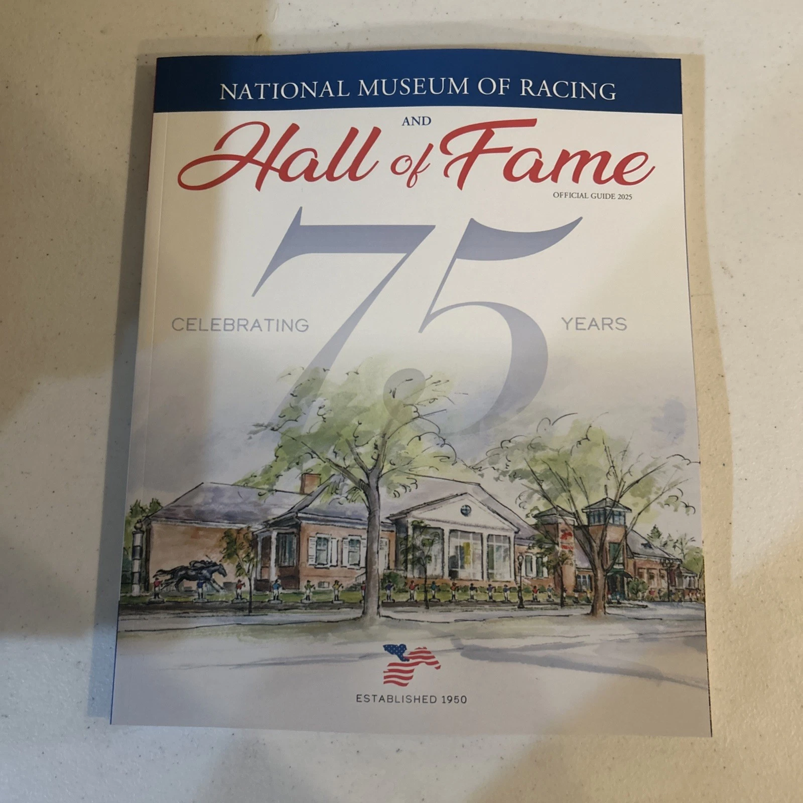 2025 HORSE RACING HALL OF FAME INDUCTION PROGRAM 75th ANNIVERSARY SMARTY JONES