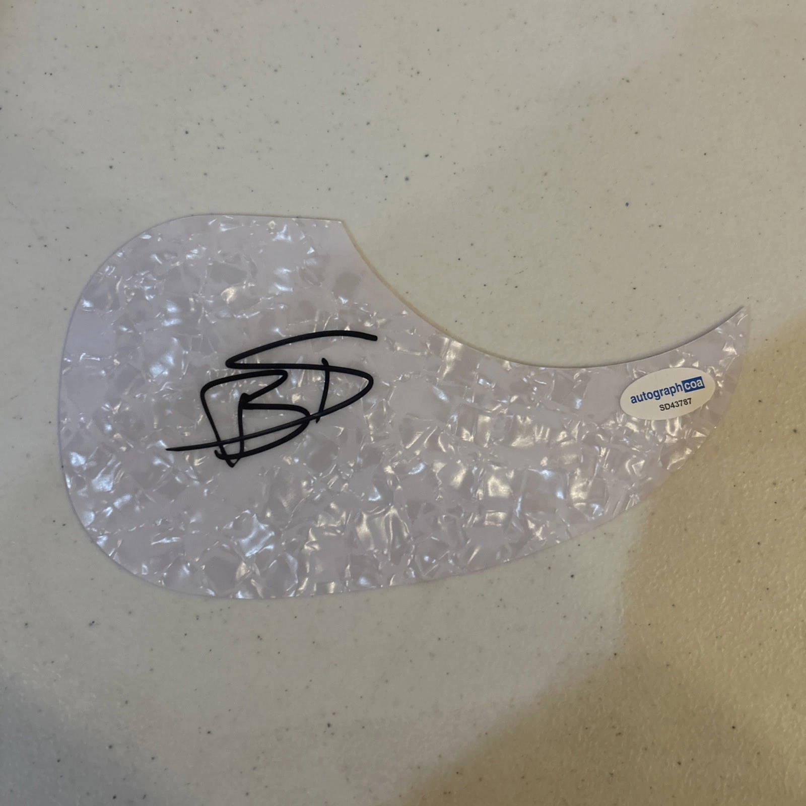 BRIAN KELLEY FLORIDA GEORGIA LINE SIGNED AUTOGRAPH ACOUSTIC PICKGUARD ACOA