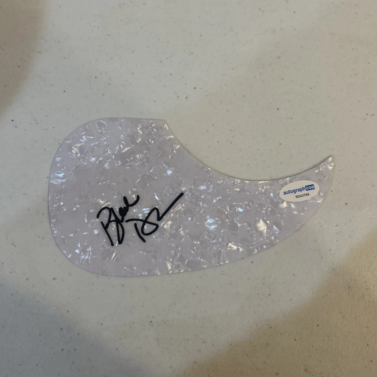 BUCK DHARMA SIGNED AUTOGRAPH ACOUSTIC PICKGUARD GUITAR ACOA BLUE OYSTER CULT