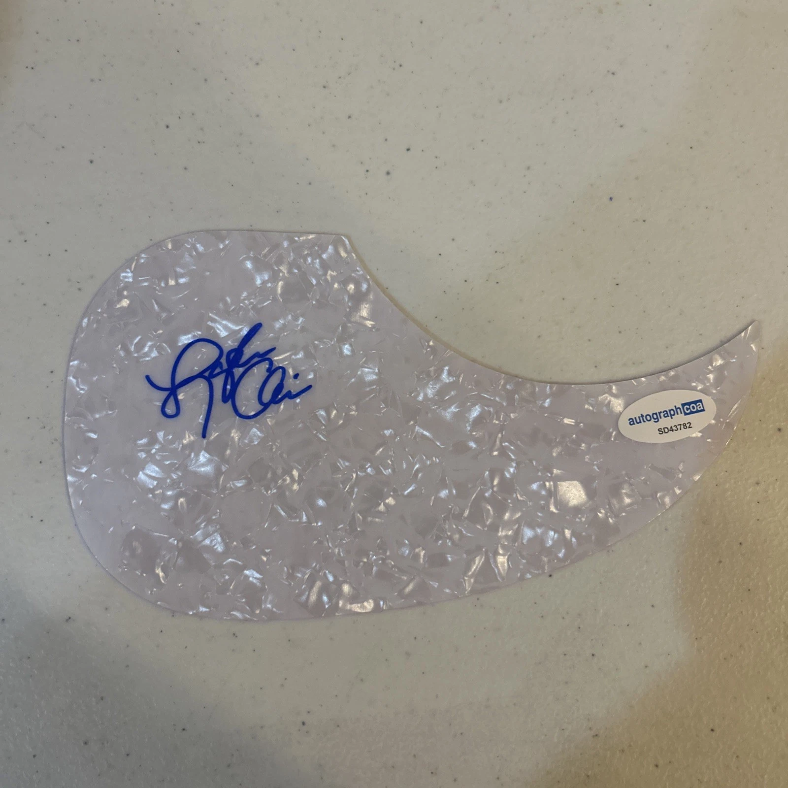 LOGAN CAIN “CAIN BAND” SIGNED AUTOGRAPH ACOUSTIC PICKGUARD GUITAR ACOA CHRISTIAN