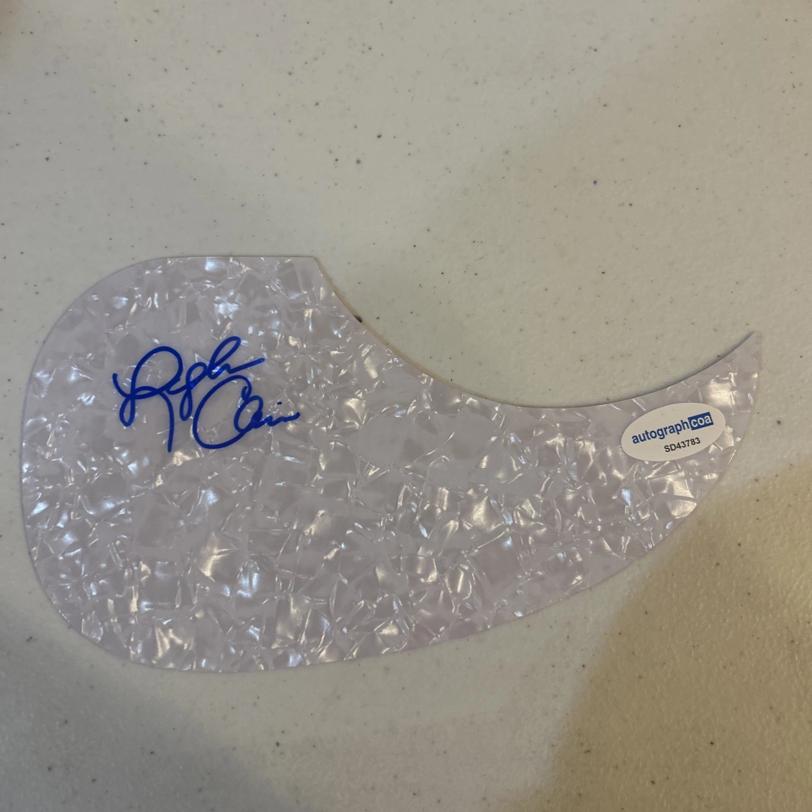 LOGAN CAIN “CAIN BAND” SIGNED AUTOGRAPH ACOUSTIC PICKGUARD GUITAR ACOA CHRISTIAN