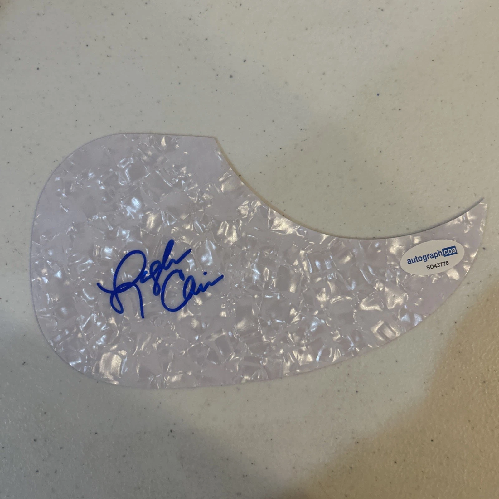 LOGAN CAIN “CAIN BAND” SIGNED AUTOGRAPH ACOUSTIC PICKGUARD GUITAR ACOA CHRISTIAN