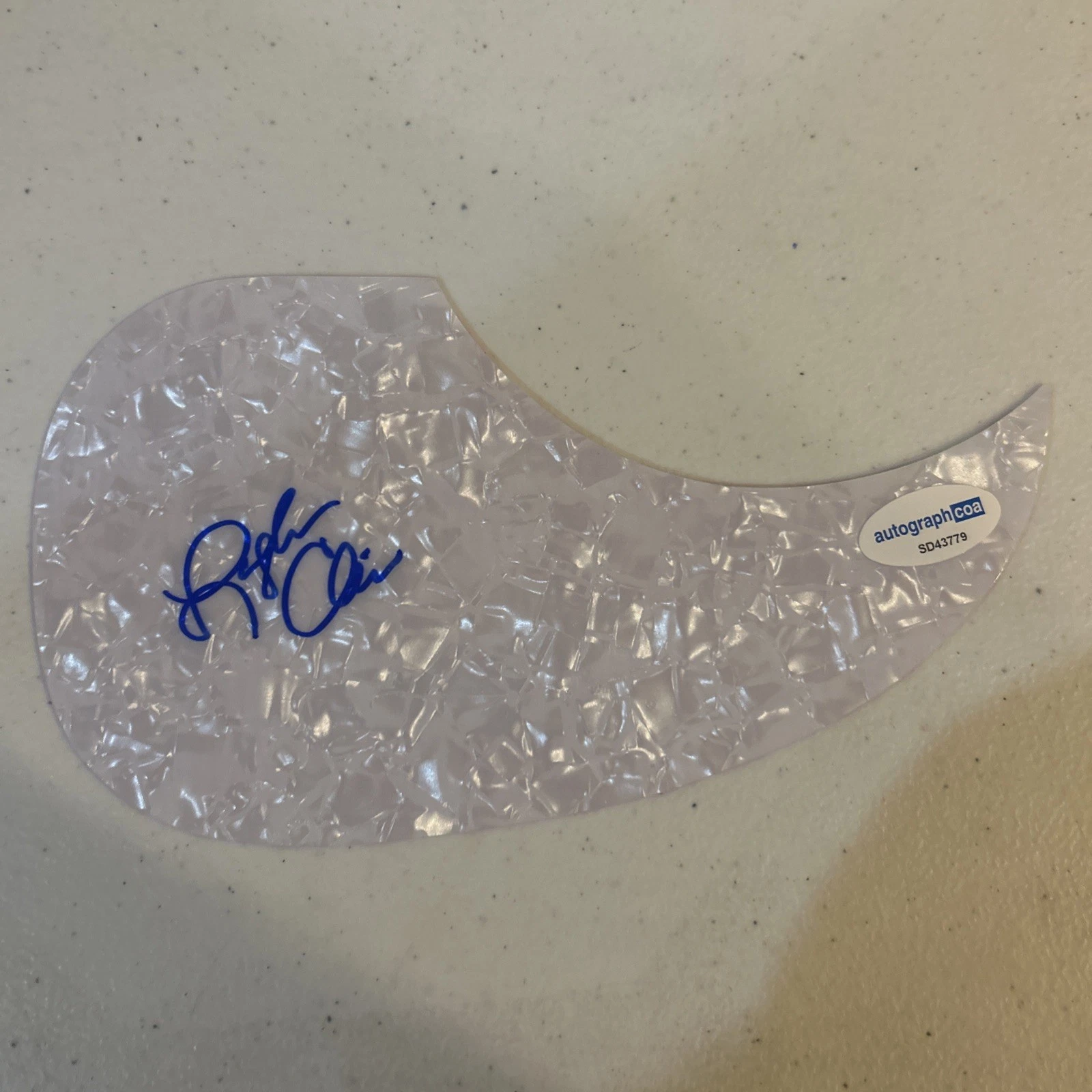 LOGAN CAIN “CAIN BAND” SIGNED AUTOGRAPH ACOUSTIC PICKGUARD GUITAR ACOA CHRISTIAN