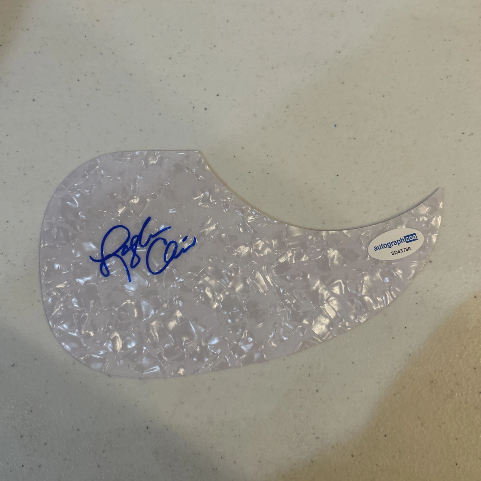 LOGAN CAIN “CAIN BAND” SIGNED AUTOGRAPH ACOUSTIC PICKGUARD GUITAR ACOA CHRISTIAN