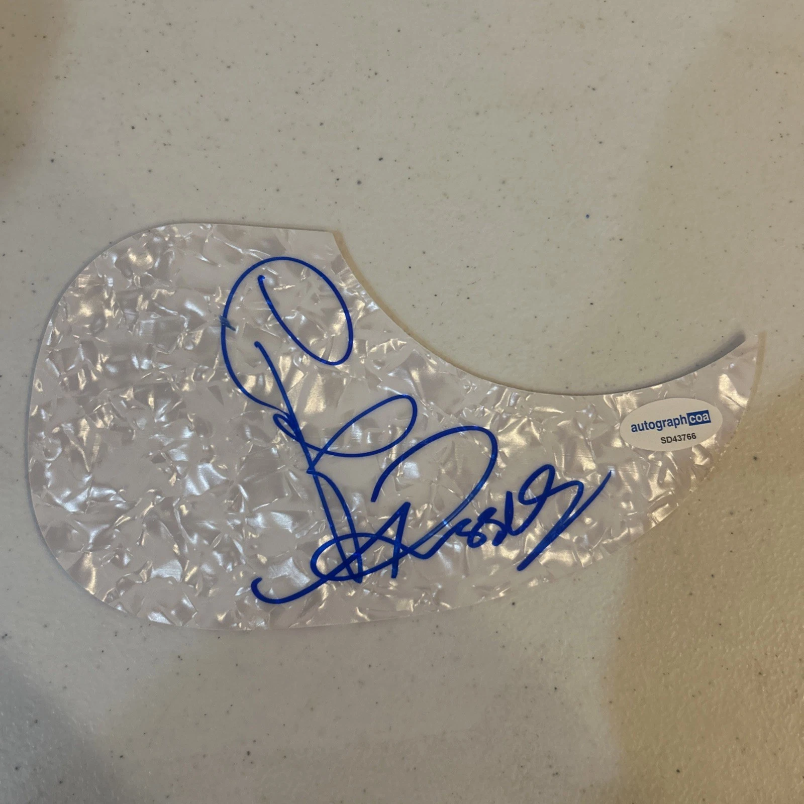 AIR SUPPLY SIGNED AUTOGRAPH ACOUSTIC GUITAR PICKGUARD ACOA