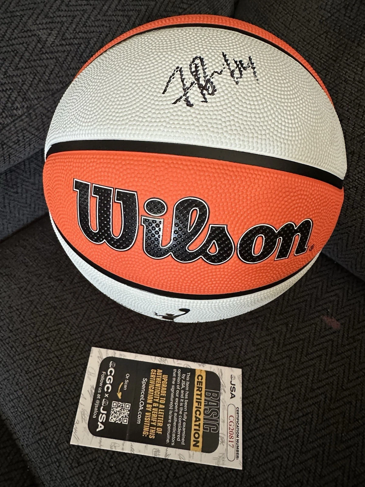 Flau'jae Johnson Signed WNBA Basketball JSA COA Authentication LSU Tigers