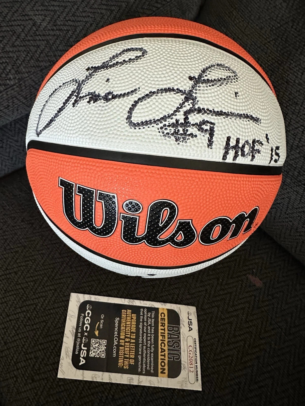 Lisa Leslie Signed Basketball JSA Authentication COA Autographed USC