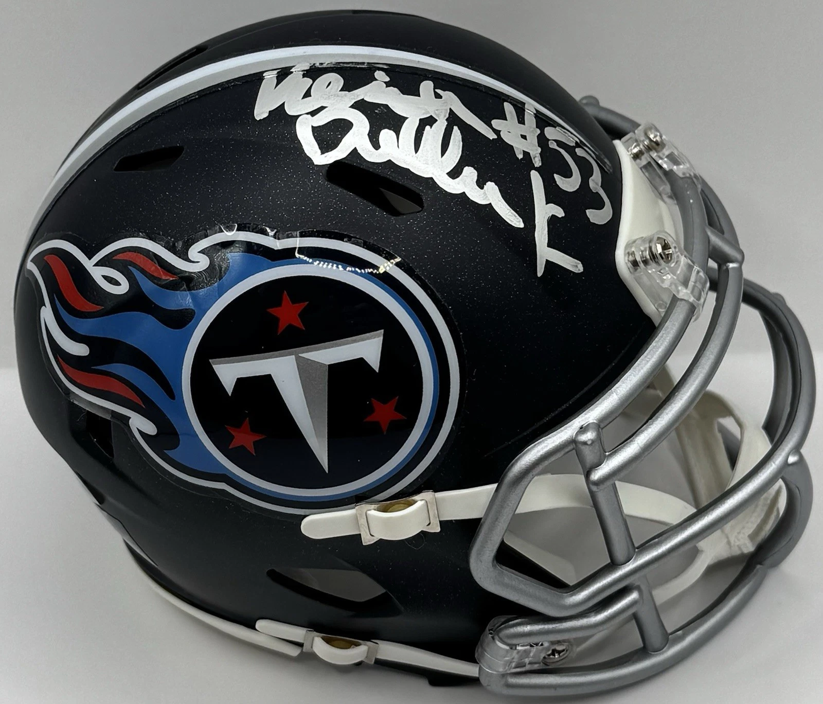Keith Bulluck Signed Autographed Tennessee Titans Mini Helmet PSA/DNA COA