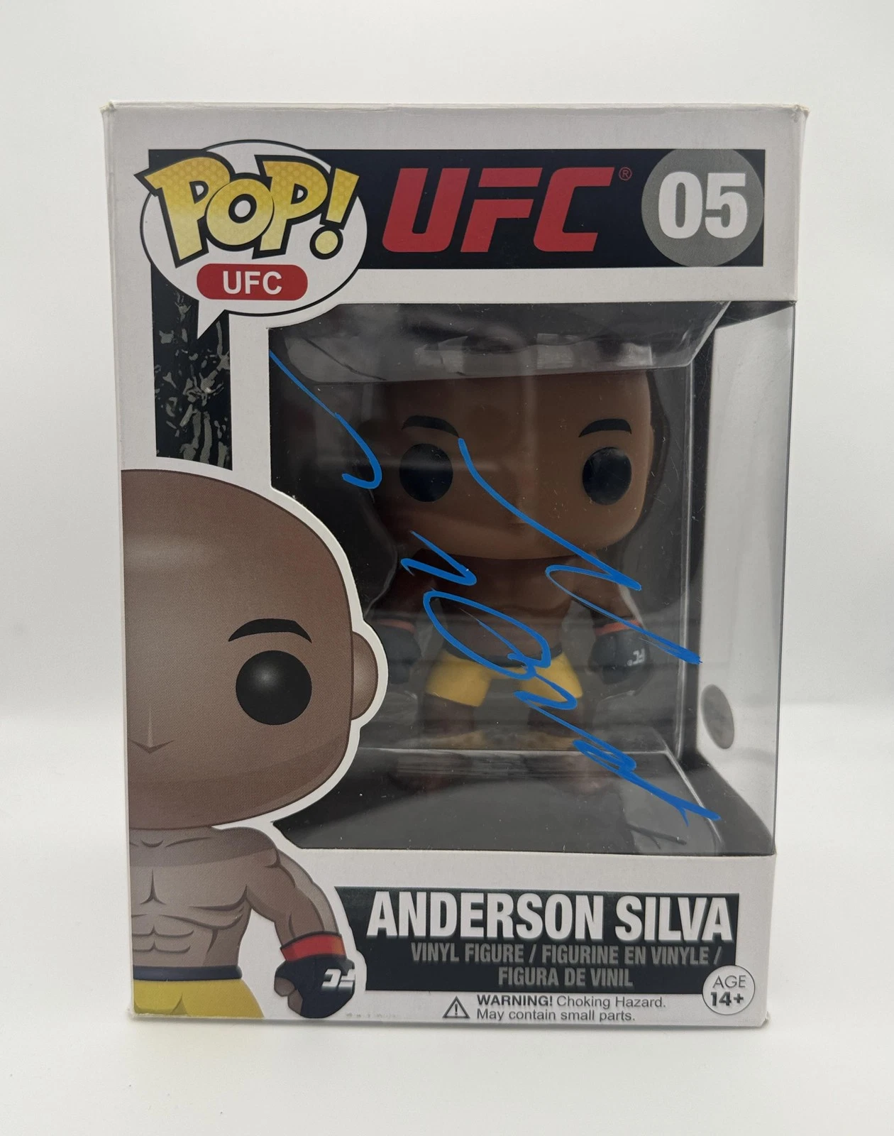 Anderson Silva AUTOGRAPH Signed Ultimate Fighting UFC 05 Funko Pop Figure ACOA