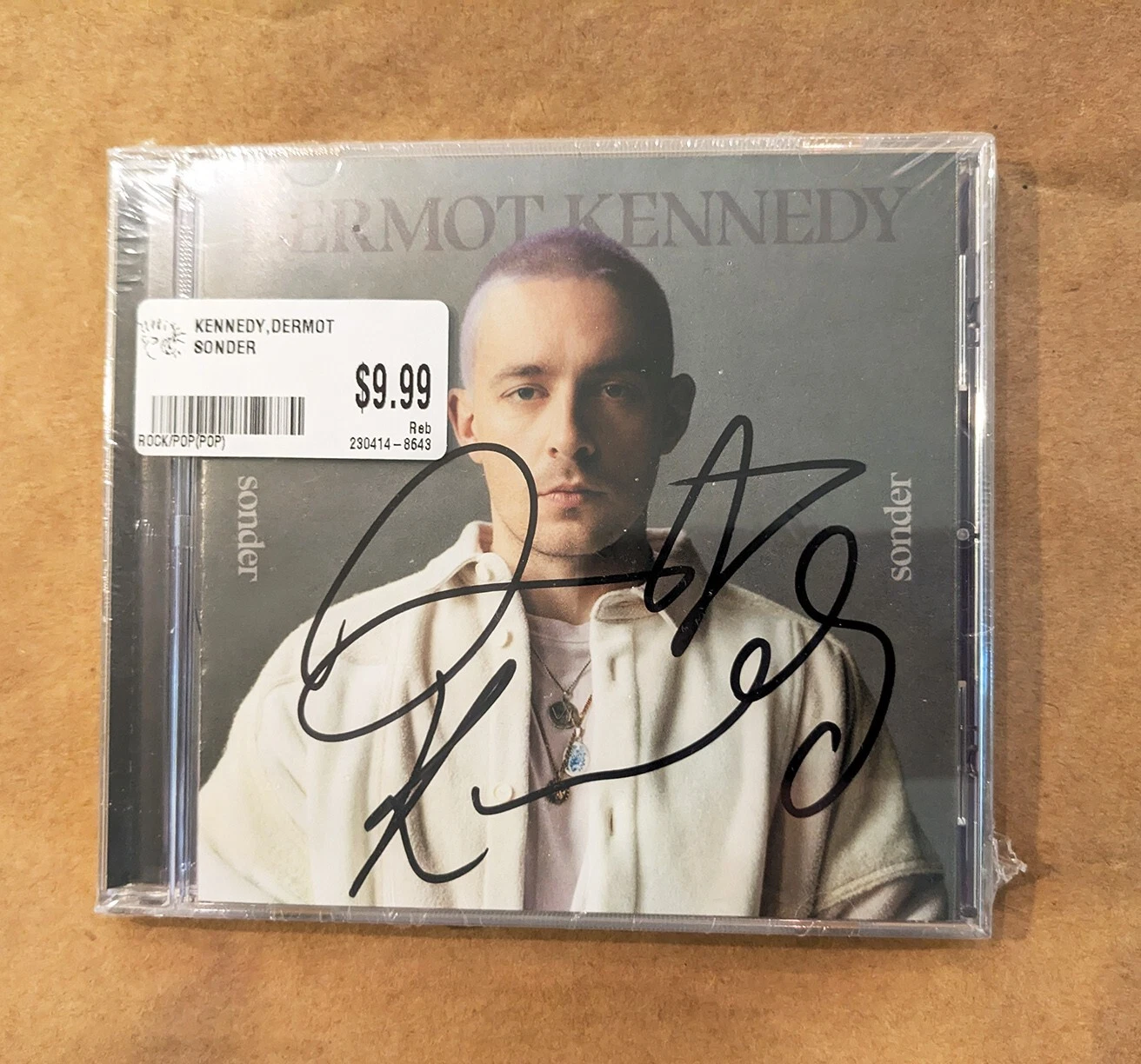 Dermot Kennedy REAL hand SIGNED Sonder CD #2 COA Autographed