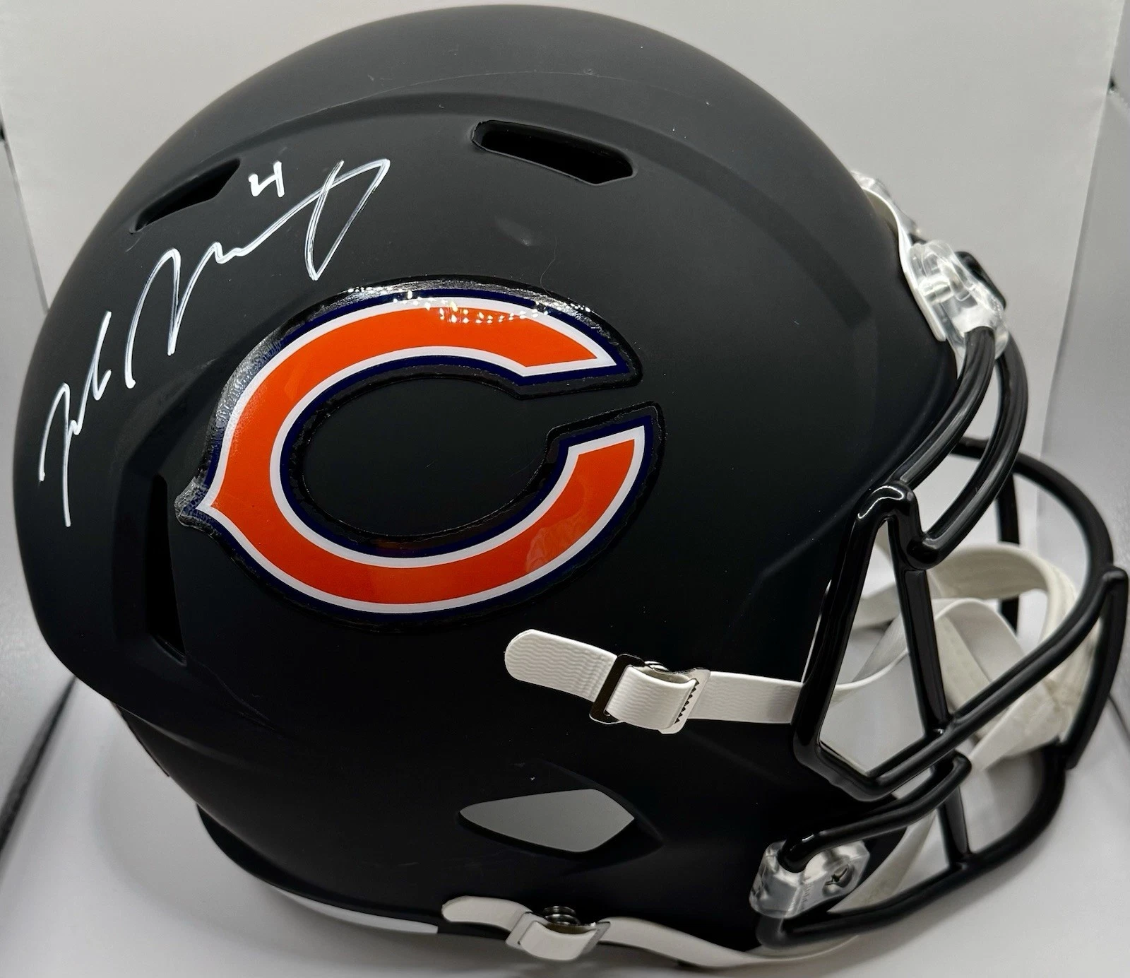 Jake Moody Signed Autographed Chicago Bears Full Size Helmet JSA COA