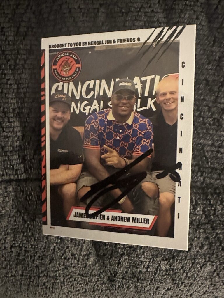 Orlando Brown Signed Trading Card Autographed Bengals