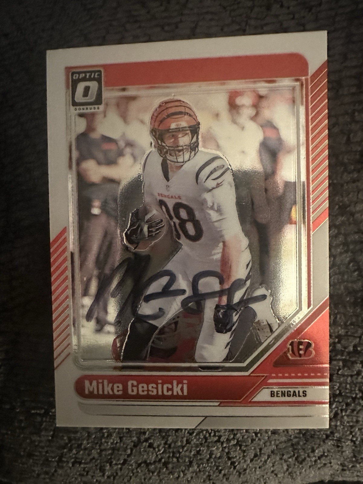 Mike Gesicki Signed Trading Card Autographed Bengals