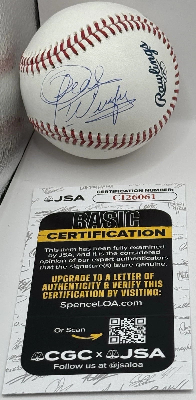Oprah Winfrey Signed Autographed OML Baseball JSA COA The Oprah Show