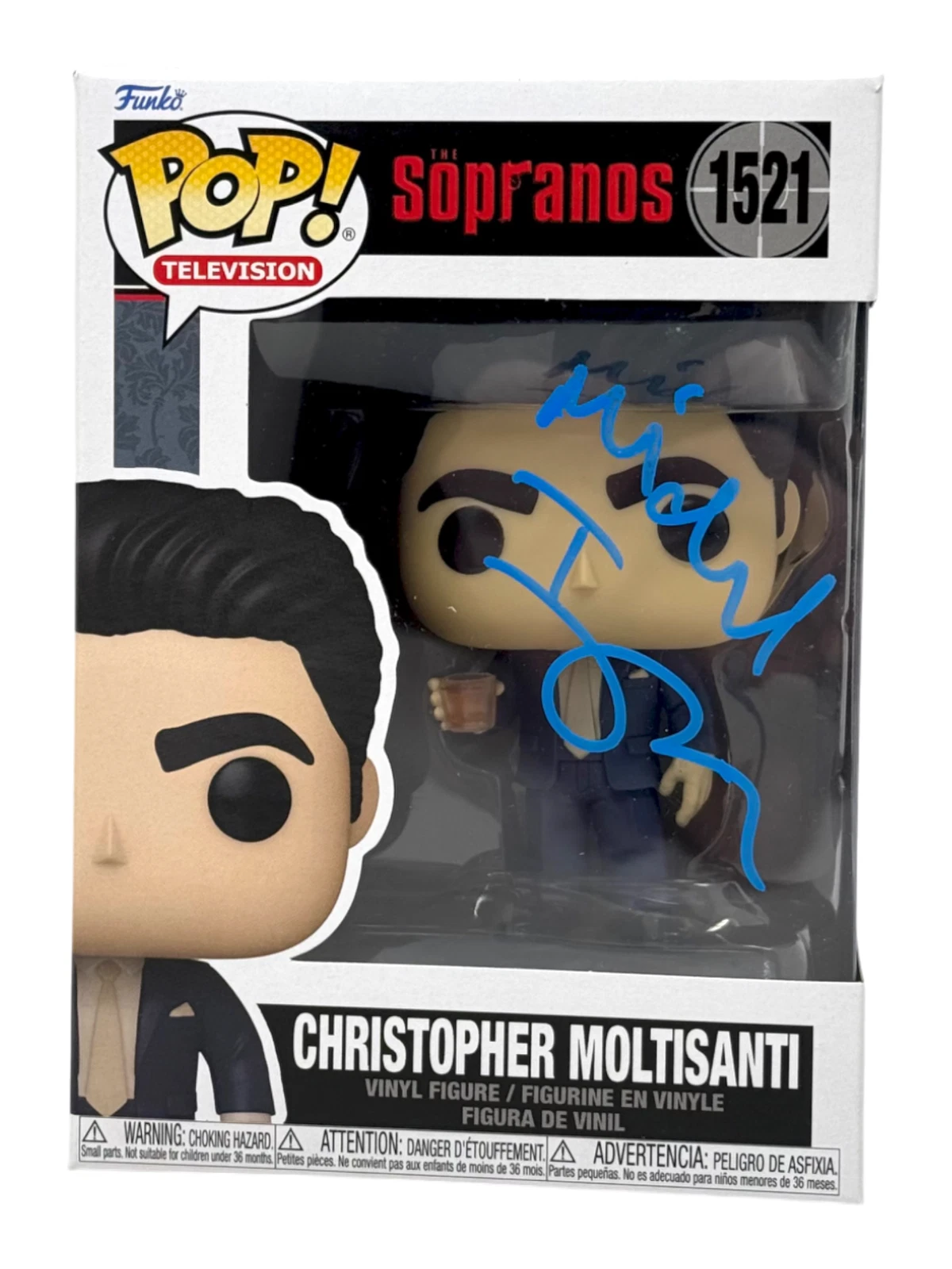 Michael Imperioli Signed The Sopranos Christopher Moltisanti Funko Pop Beckett