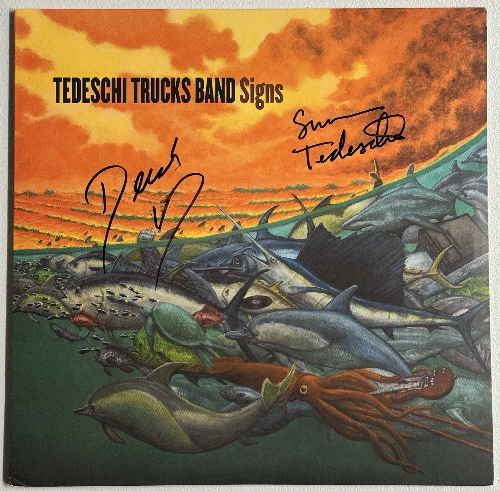 Tedeschi Trucks Band Signed Autographed Signs Vinyl Derek Susan JSA COA