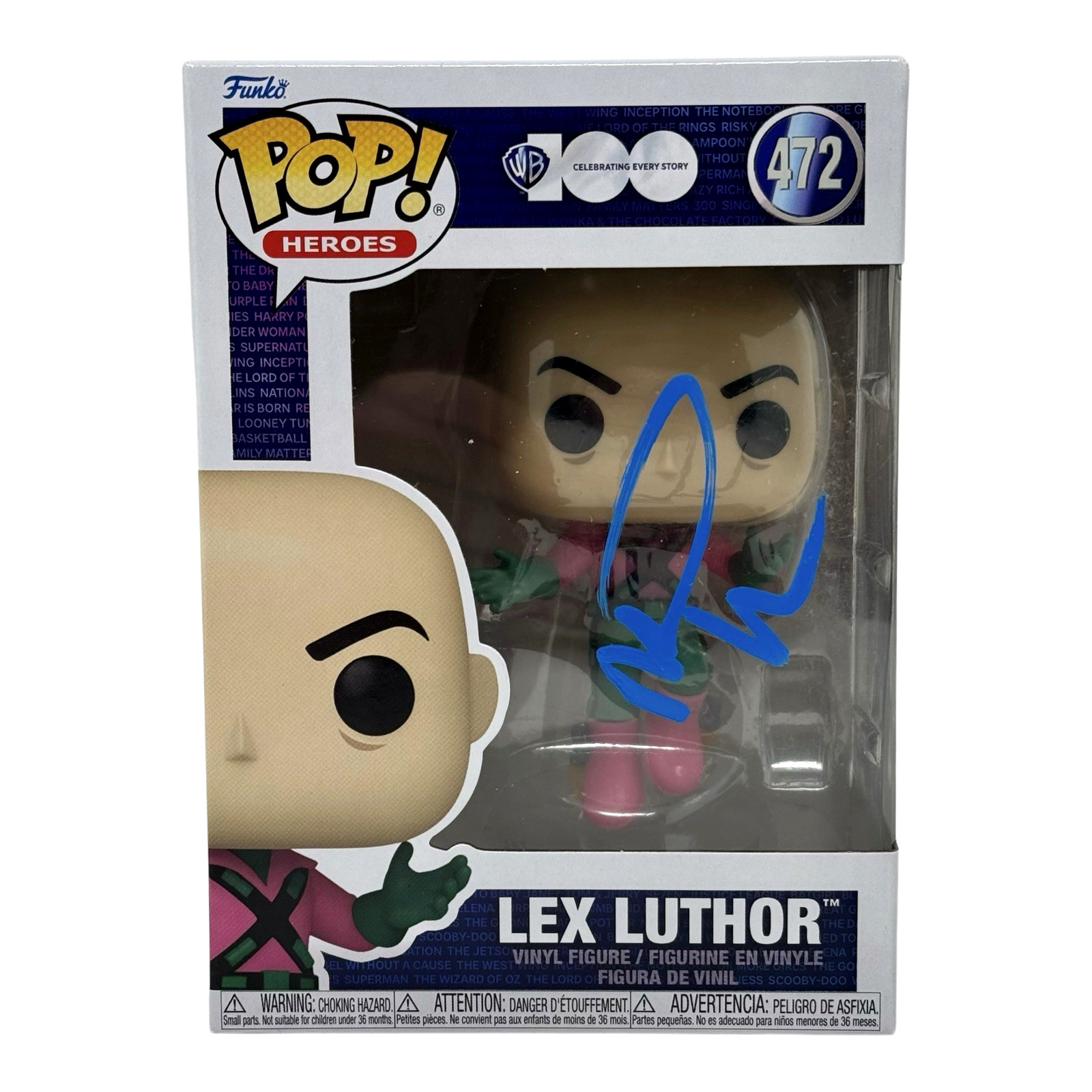 Michael Rosenbaum Signed Lex Luthor Funko Pop Smallville Autograph Beckett COA