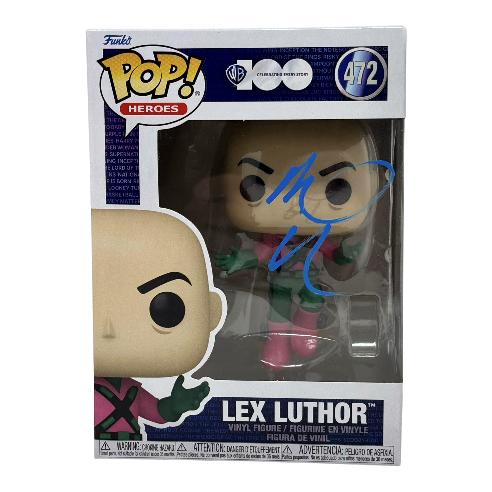 Michael Rosenbaum Signed Lex Luthor Funko Pop Smallville Autograph Beckett COA