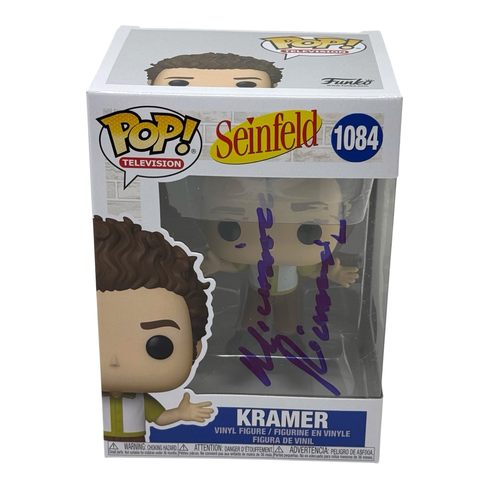 Michael Richards Signed Seinfeld Kramer Funko Pop #1084 Autograph Beckett COA