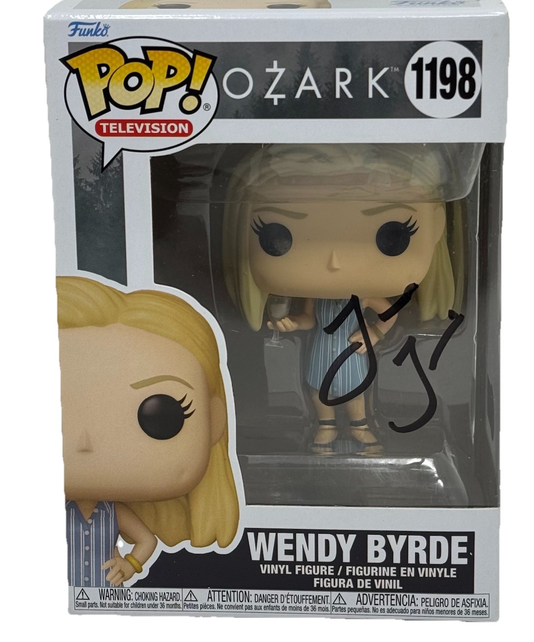 Laura Linney Signed Ozark Wendy Byrde Funko Pop #1198 Autograph Beckett COA